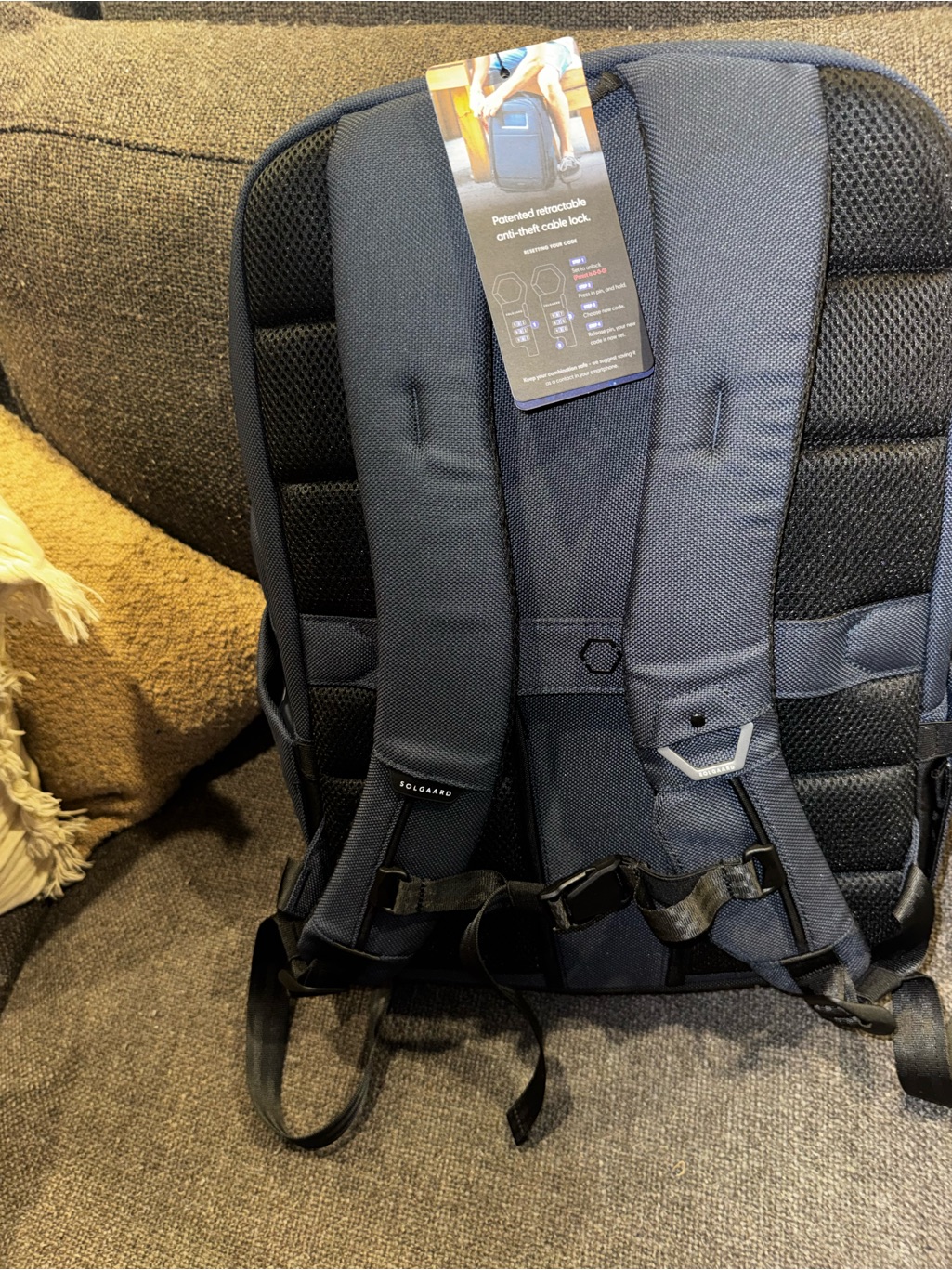 Solgaard Lifepack Backpack Without Solar Panel Atlantic Navy — image 5 of 8